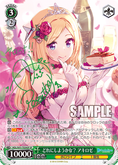 どれにしようかな？ アキロゼ SP HOL/W91-T034SP